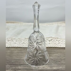 Vintage Crystal Clear Industries Bell Pinwheel. 5 1/8 In.  EUC